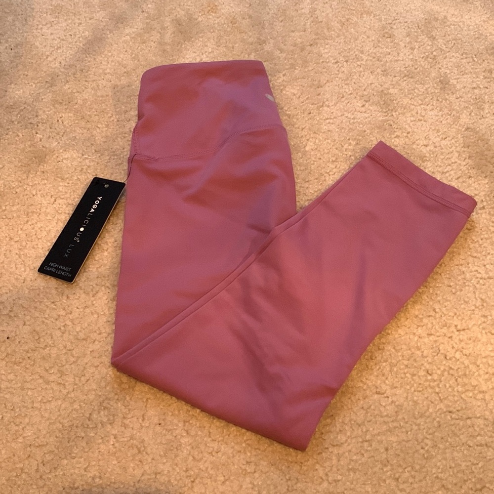 Yougalicious Pink medium waist leggings
